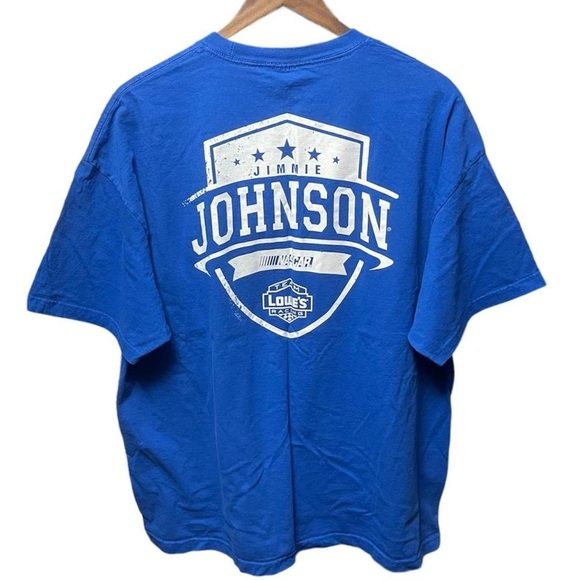 Jimmie Johnson Lowe’s racing nascar front pocket short sleeve 48 car T-Shirt - Picture 4 of 5